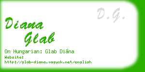 diana glab business card